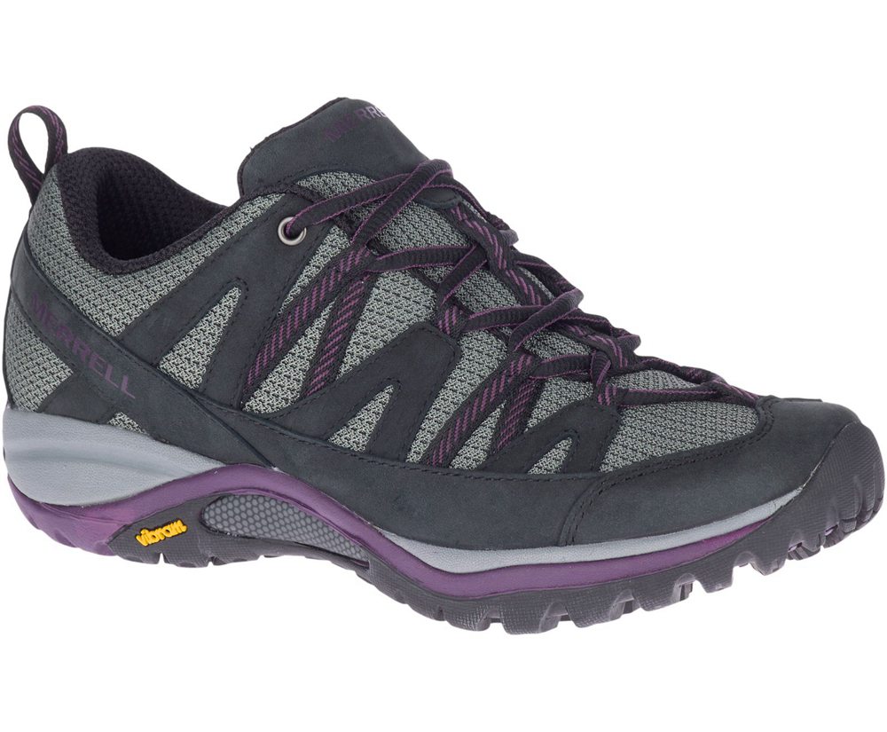 Buty Trekkingowe Merrell Damskie Czarne - Siren Sport 3 - 603219-EVD